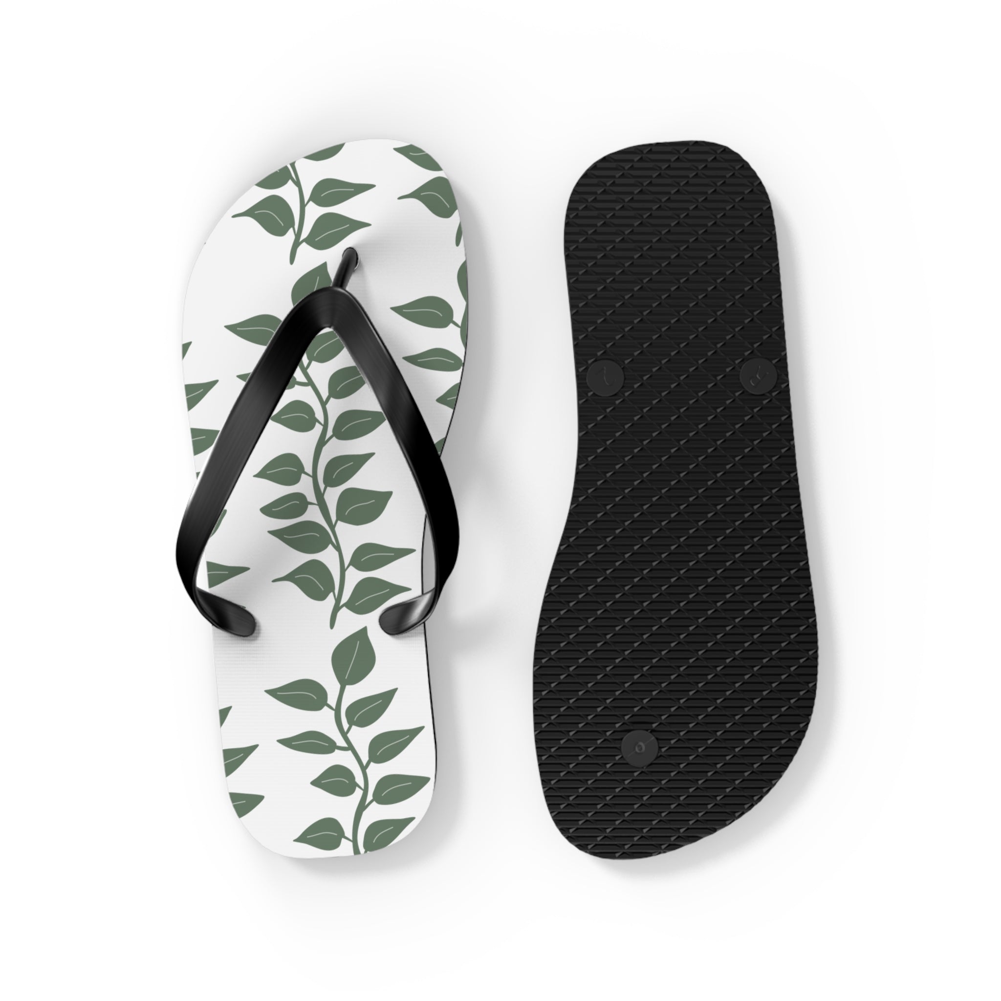 Leaf Vine Flip Flops — Botanical Summer Sandals