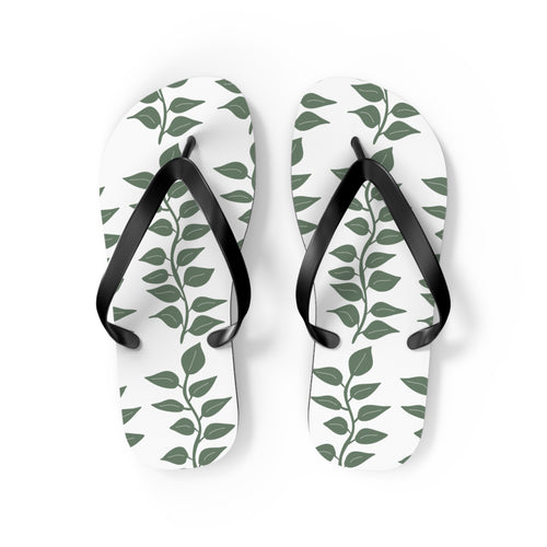 Leaf Vine Flip Flops — Botanical Summer Sandals