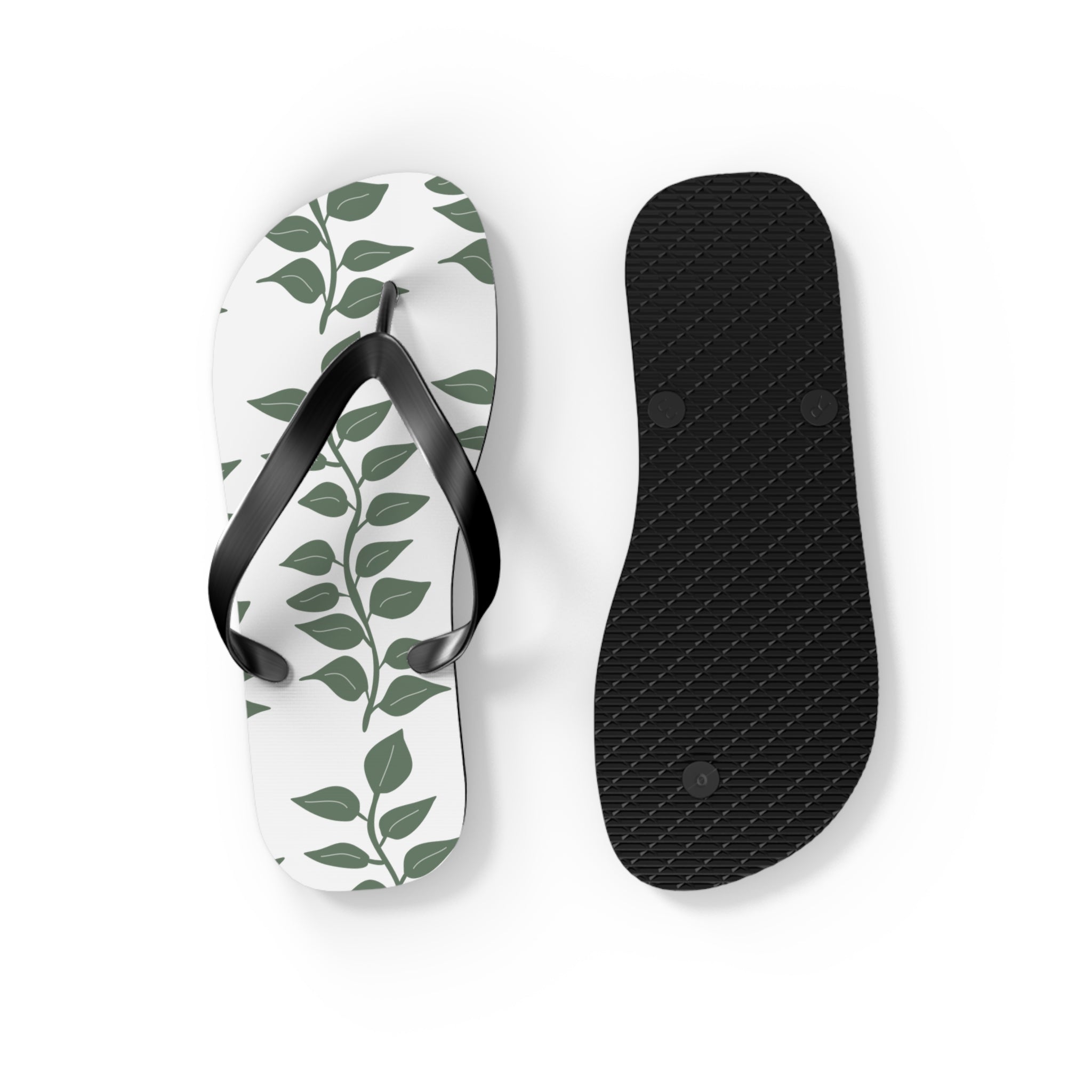 Leaf Vine Flip Flops — Botanical Summer Sandals