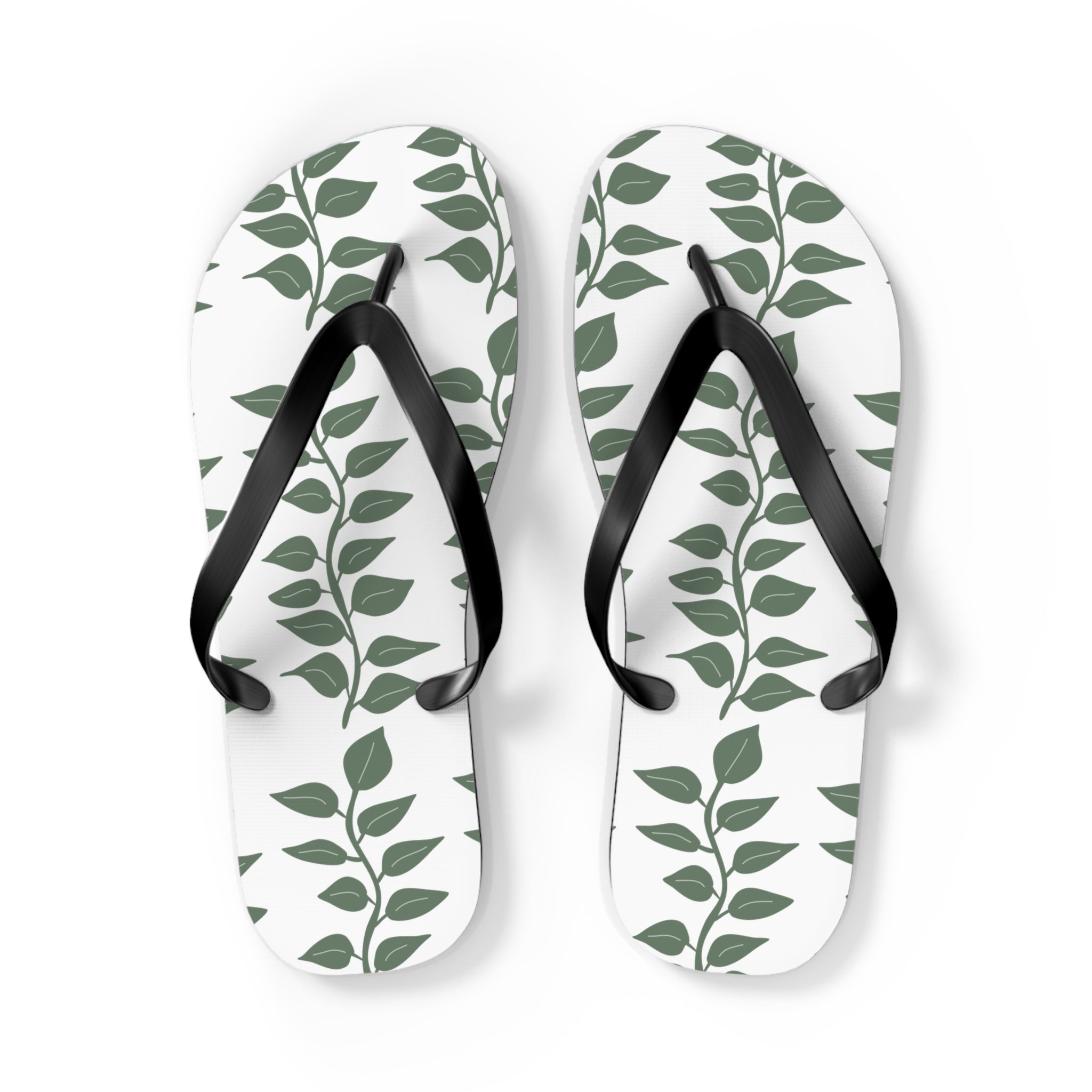 Leaf Vine Flip Flops — Botanical Summer Sandals
