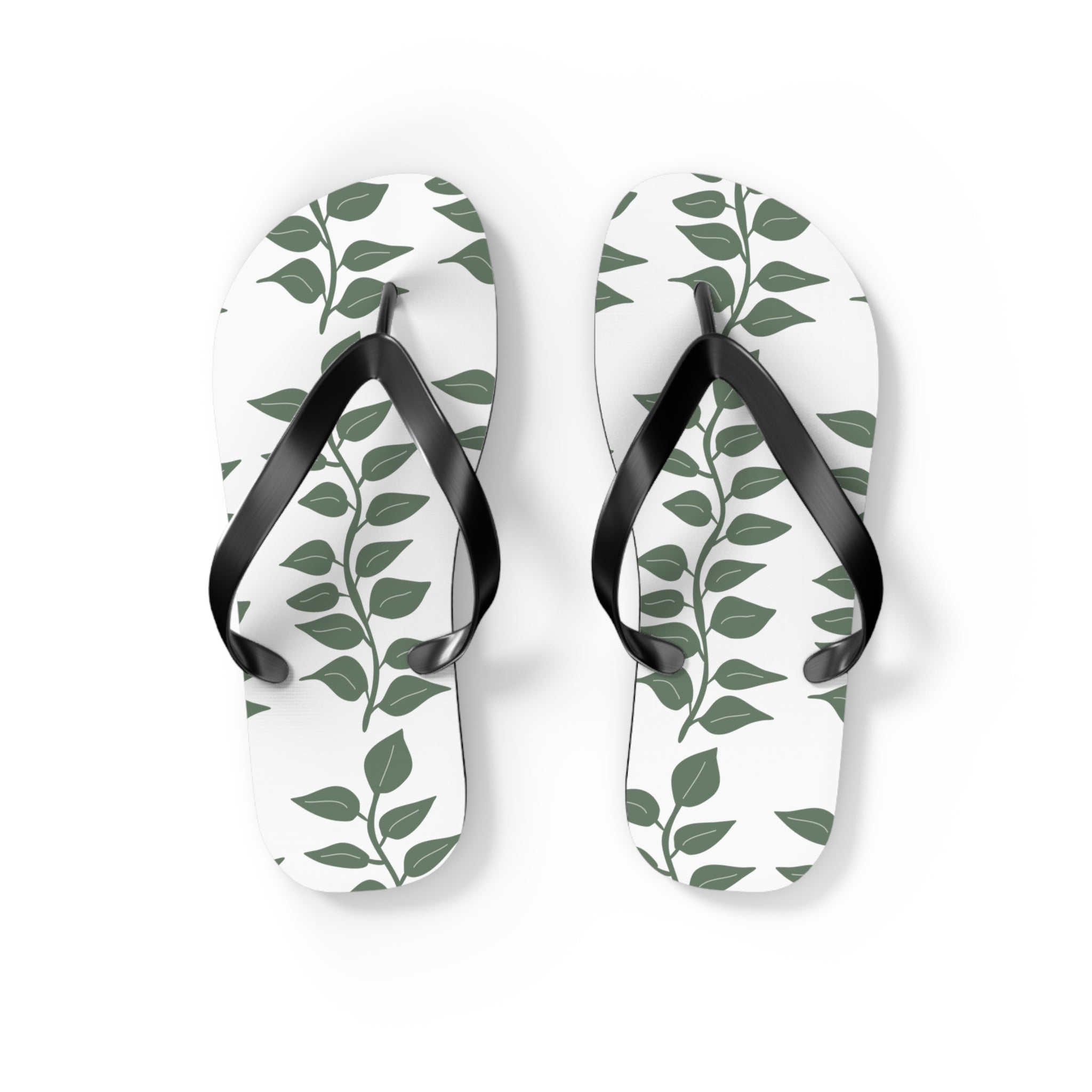 Leaf Vine Flip Flops — Botanical Summer Sandals